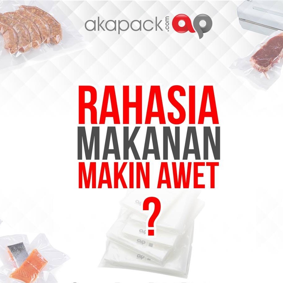 

Plastik Vacuum Uk. 30x40 POLOS (isi 100pcs) Bahan Nylon dan Food Grade VB