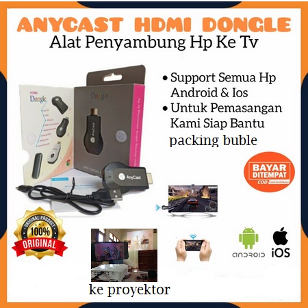 ANYCAST DONGLE WIFI DISPLAY RECEIVER HDMI DONGLE