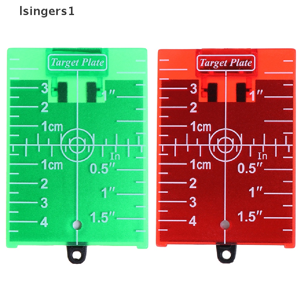 (lsingers1) 1pc Papan Target Laser Magnetik Ukuran inch / cm Untuk Laser Level