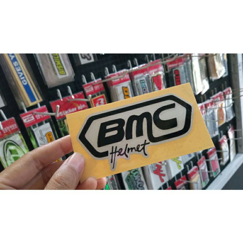 stiker cutting bmc helmet