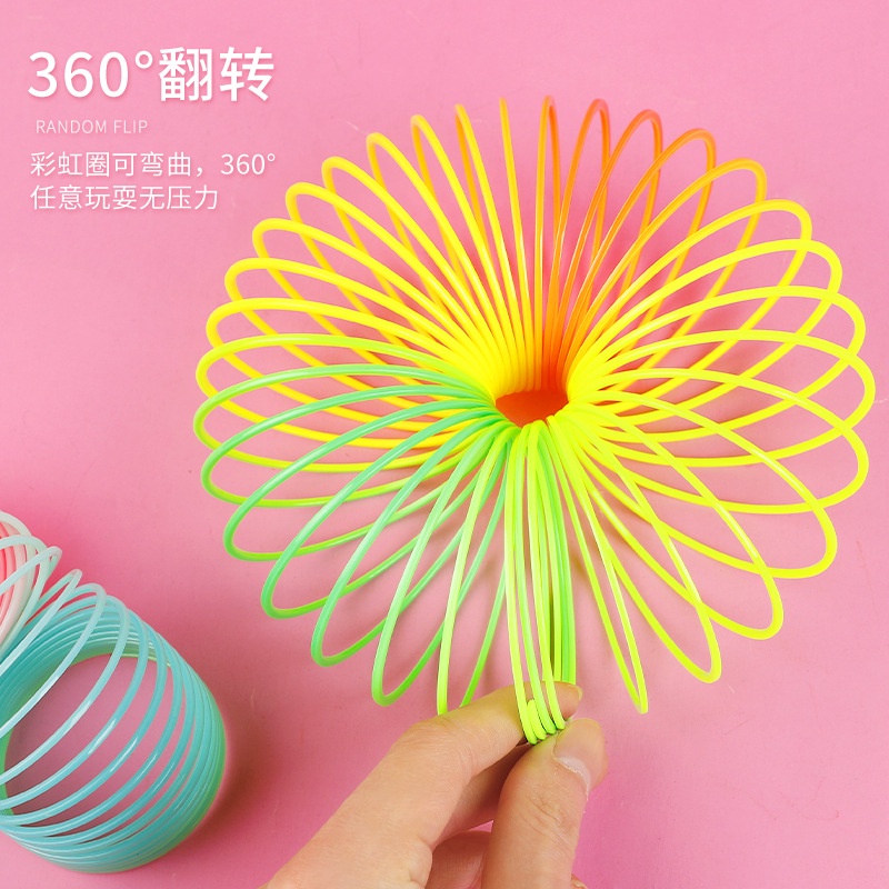 Mainan Per Pegas Spiral Multicolour Rainbow / Slinky Toy