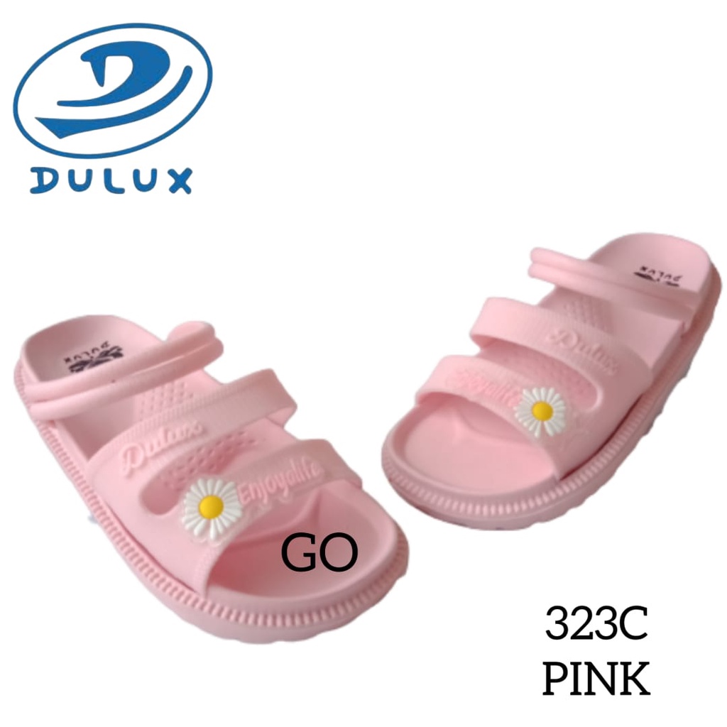 gof DULUX 323DC Sandal Karet Anak Perempuan Tanggung Model Gladiator Sendal Ban Dua Anak Remaja Cewe