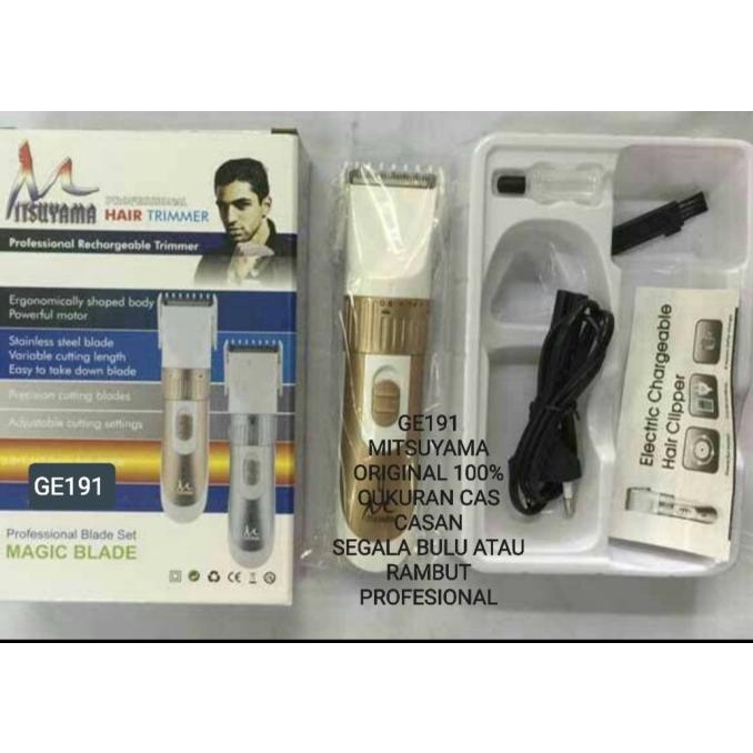 HJ291 Cukuran cas casan alat cukur rambut Arashi Rechargeable original BAGUS