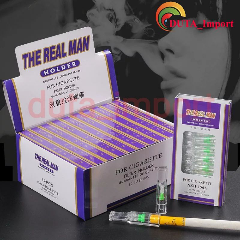 The RealMan double filter holder/pipa penyaring Real Man untuk standar dan mild NZH156A