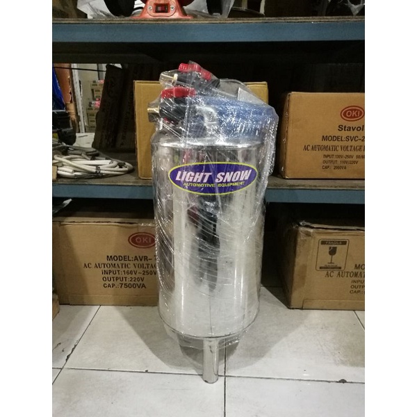 Tabung salju cuci motor dan mobil LIGHT SNOW 20Liter Stainless