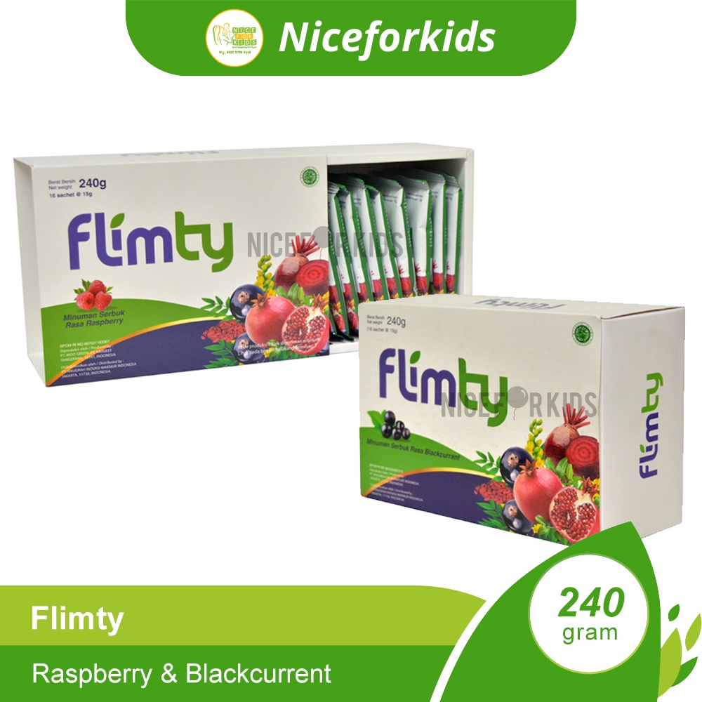 FLimty Fiber 1 Box Isi 16 Sachet Obat Diet Pelangsing Dan Detox Original Perut Buncit jadi langsing