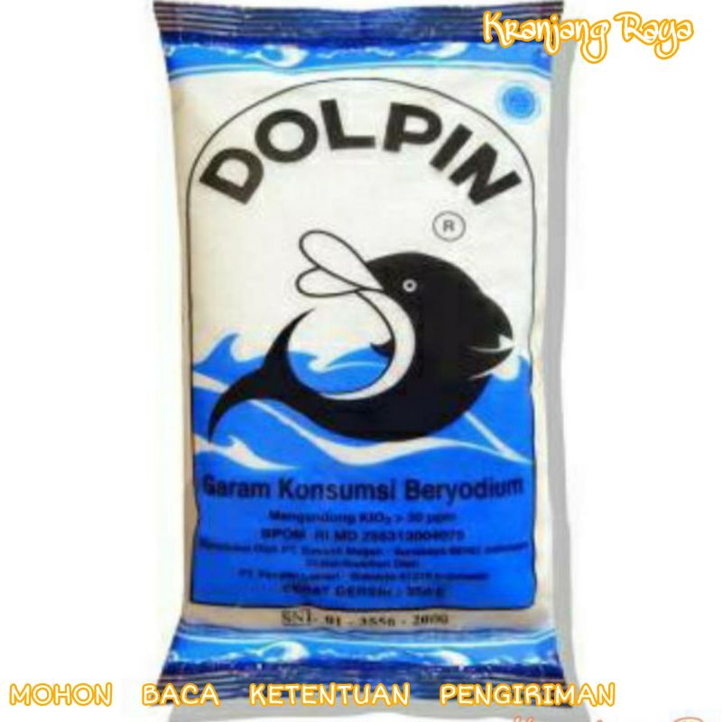 

Garam Halus Dolphin / Dolpin 500 gram