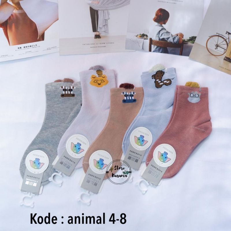 Kaos Kaki Anak Lucu Karakter Korea Import Premium Usia 2-7tahun