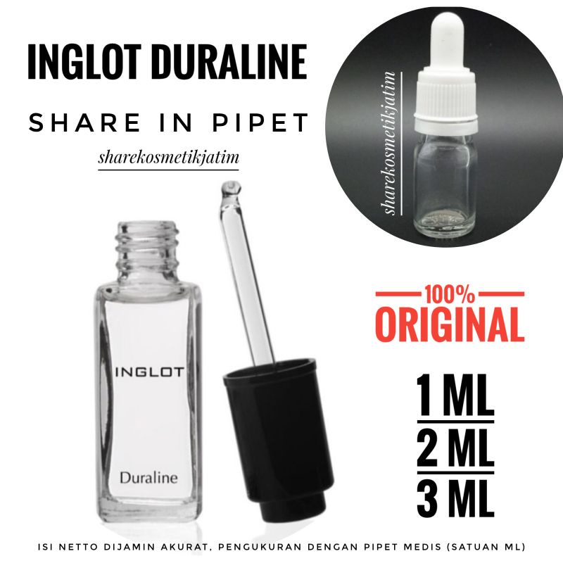 (Share in Pipet) Inglot Duraline Share in Jar Botol Tetes