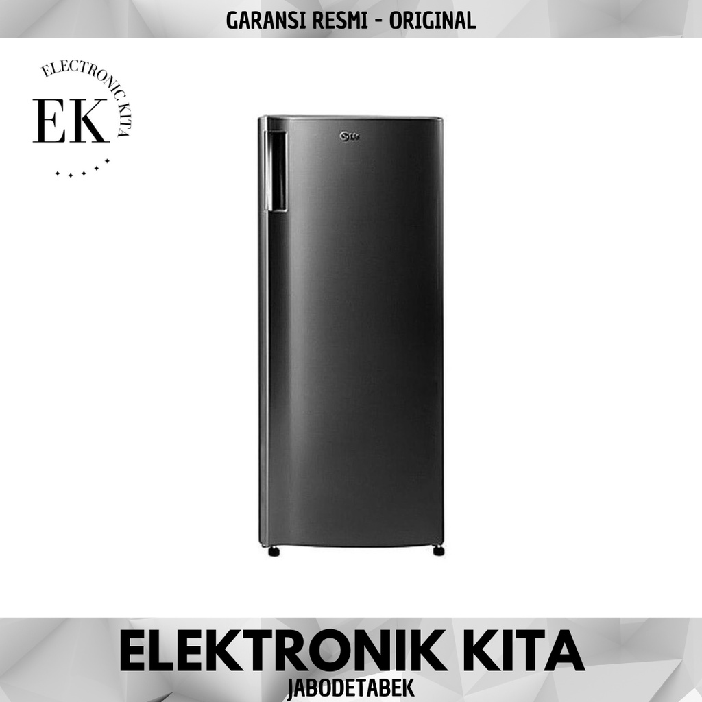 KULKAS FREEZER LG 6 RAK SMART INVERTER HITAM GARANSI 10 THN ANTI BAKTERI LOW WATT GN INV304BK 304BK 