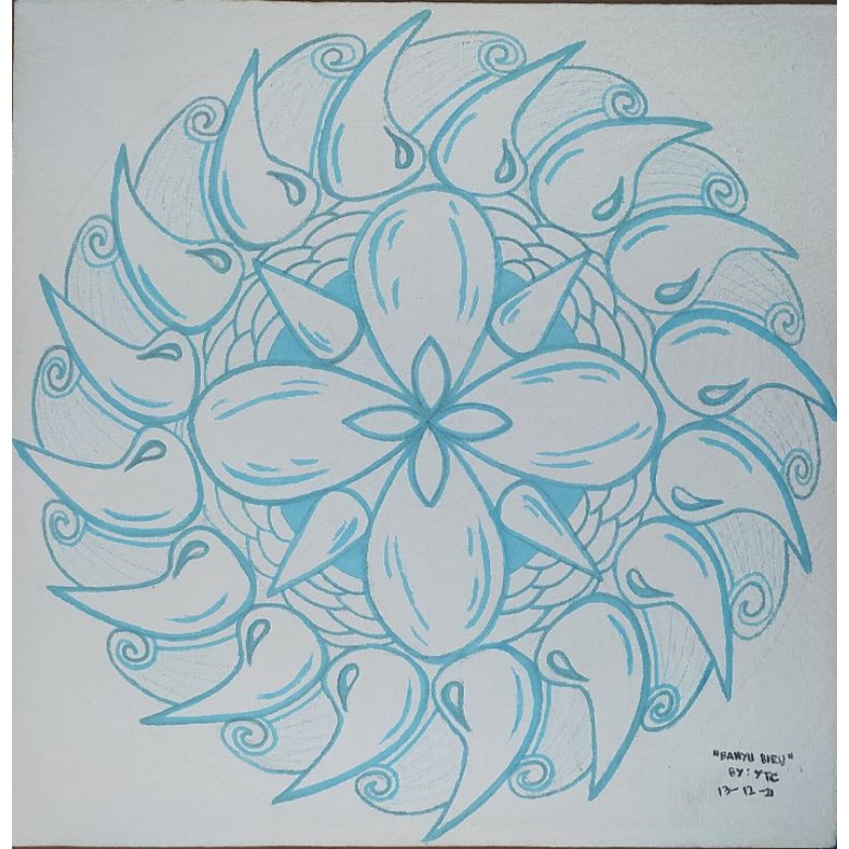 Hiasan dinding Mandala Art