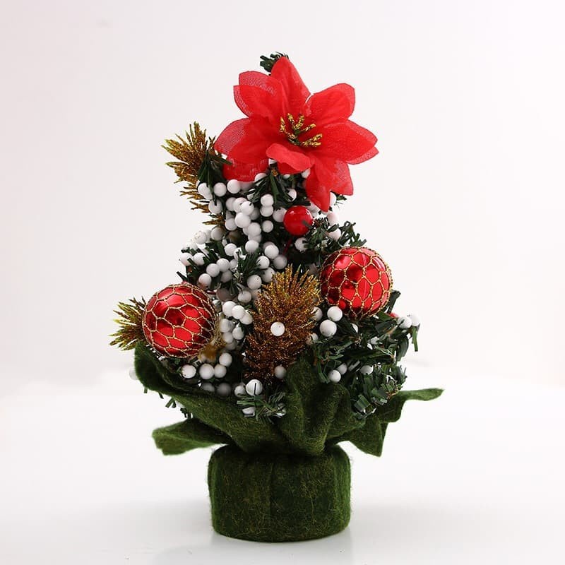 XTMF pohon natal mini christmas tree plastik PVC import