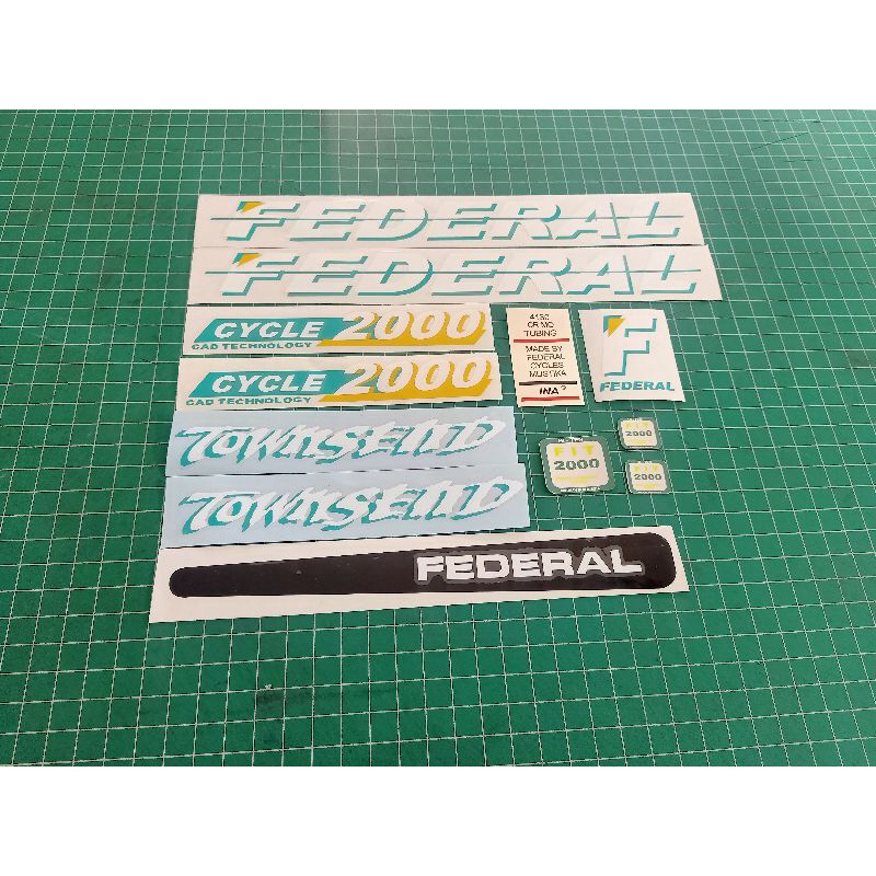 stiker sepeda federal townsend