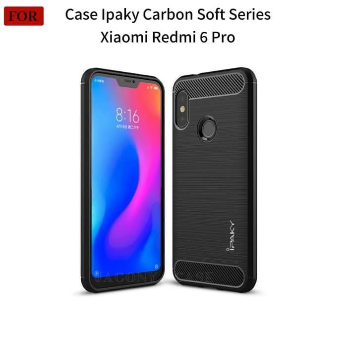 XIAOMI REDMI 6 6 PRO MI 8 LITE Silicon Carbon Slim Fit Soft Case Premium