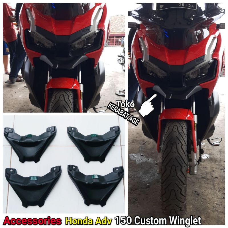 Aksesoris Honda Adv150  winglet adv150 accessories adv