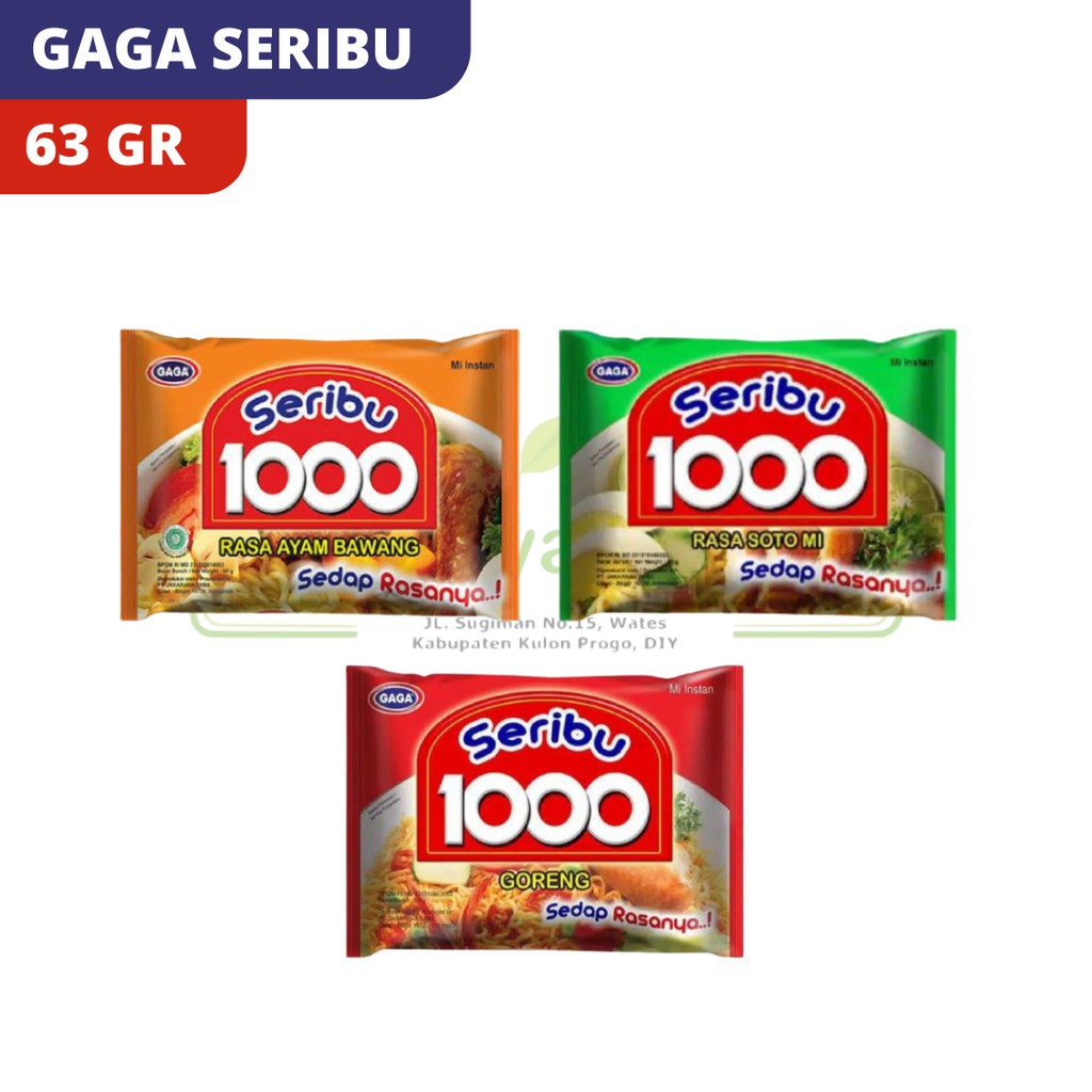

GAGA SERIBU MIE INSTAN 50GR
