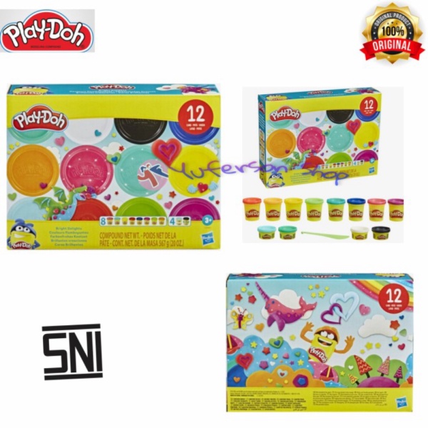

Playdoh Play-doh Bright Delights 12-Pack Berkualitas