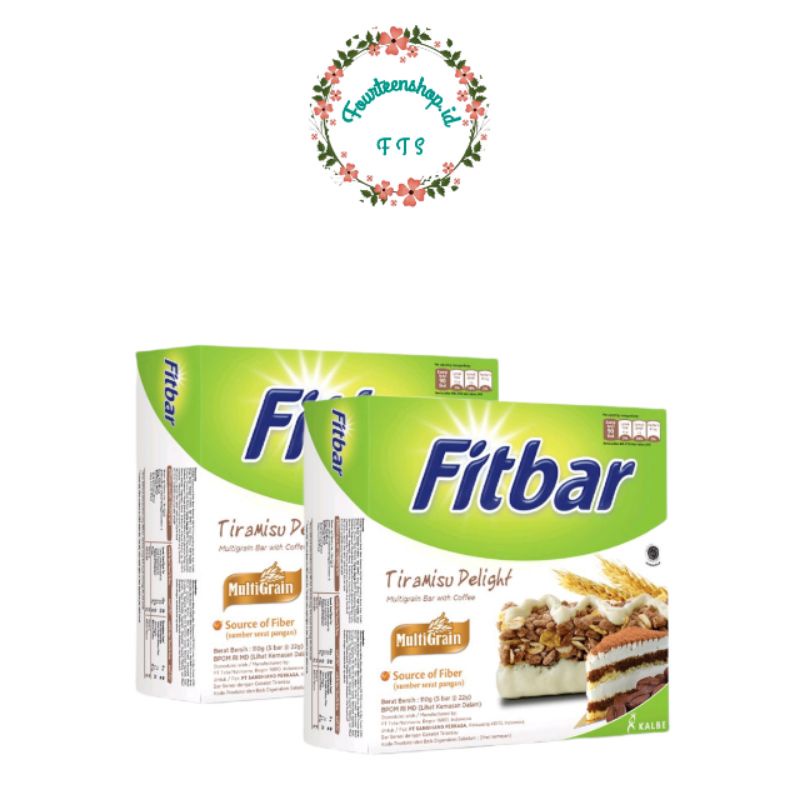 

Fitbar Tiramisu 5pcs × 22gr
