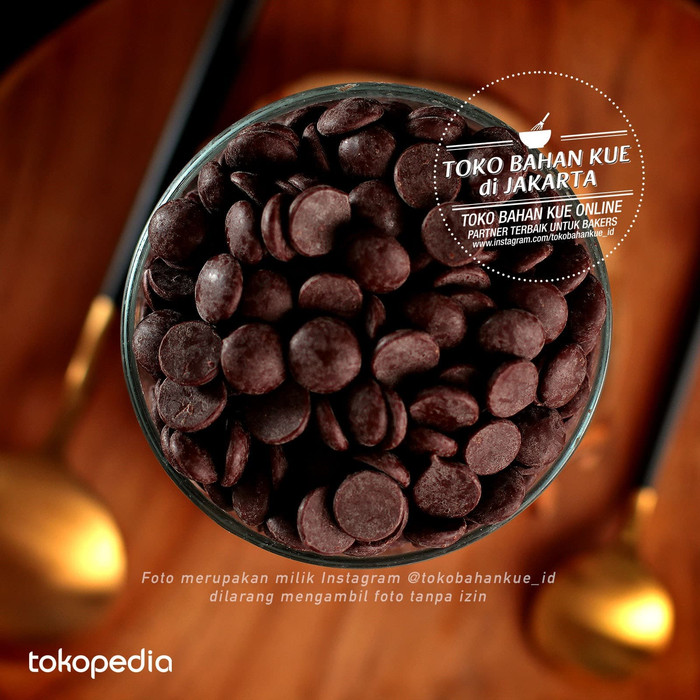 

FRESH STOK CALLEBAUT 60% DARK CHOCOLATE COUVERTURE 500GR COKLAT BAKING COIN PAHIT