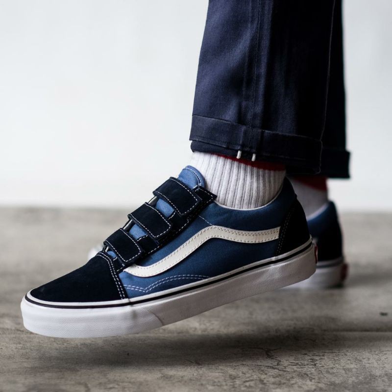 Vans Oldskool Velcro Classic Navy White