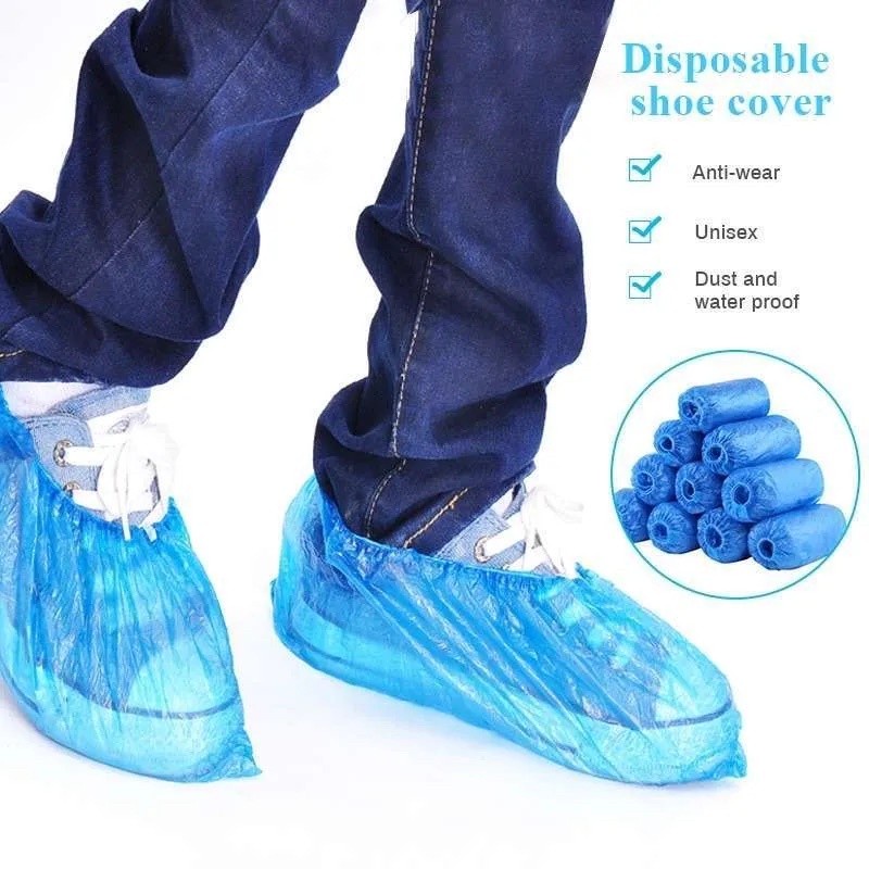 Sarung Sepatu Hujan Pelindung Plastik KRESEK Murah Anti Air Droplet Sarung Sepatu Kresek Murah Anti AIR