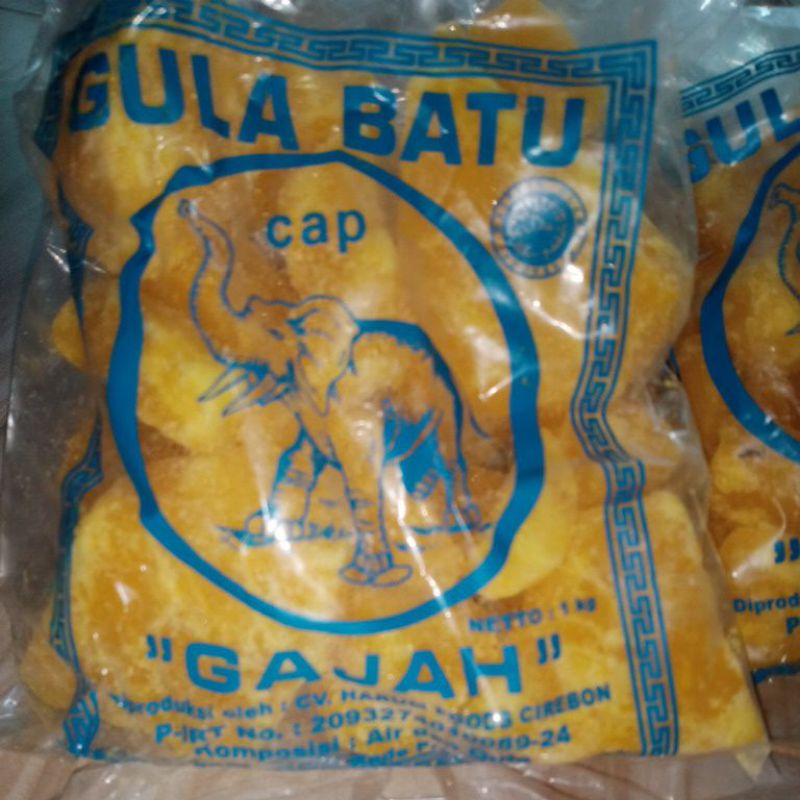 

gula batu cap gajah asli 1kg