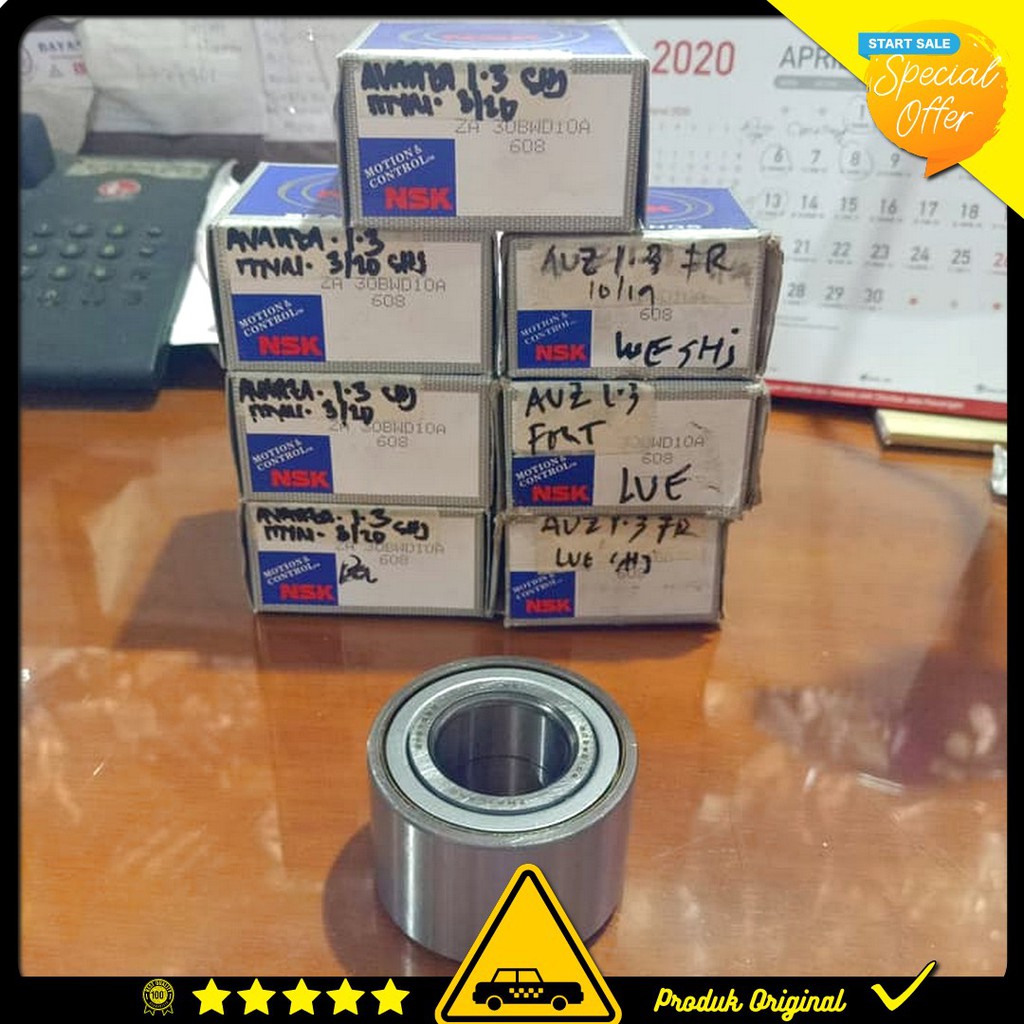 Nsk Laher Bearing Roda Depan 30Bwd10A Avanza 1.3 Xenia 1.3