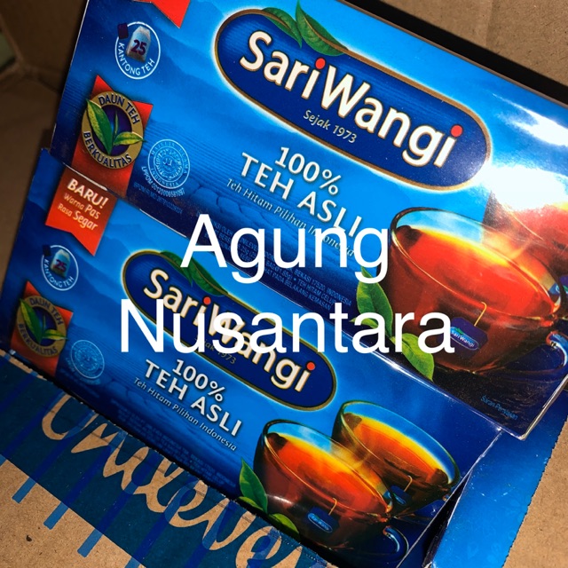 

Teh Sariwangi Celup isi 25 bags @1,85 gr