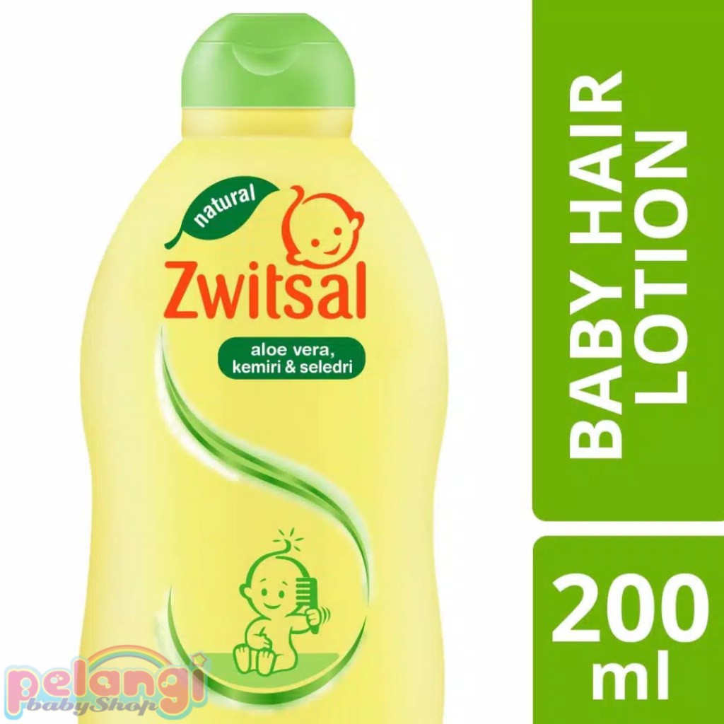 Zwitsal Baby Hair Lotion Aloe Vera Kemiri Seledri 200 Ml - Pelebat Rambut Bayi