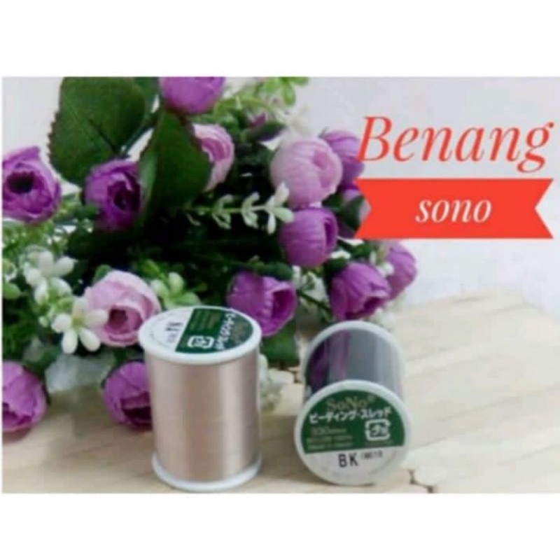 BENANG SONO BAHAN NYLON 100% MADE IN JAPAN HARGA PER ROLL ISI 100 METER