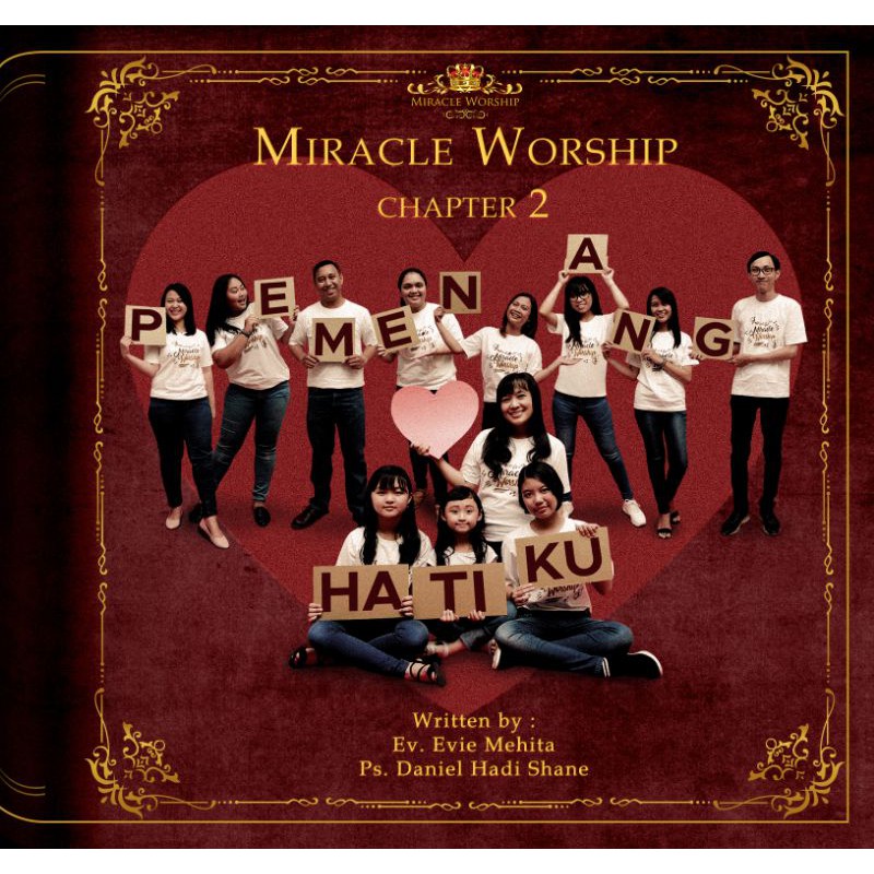 Original Album 1 dan 2 CD Lagu Rohani Kristen Miracle Worship CMC