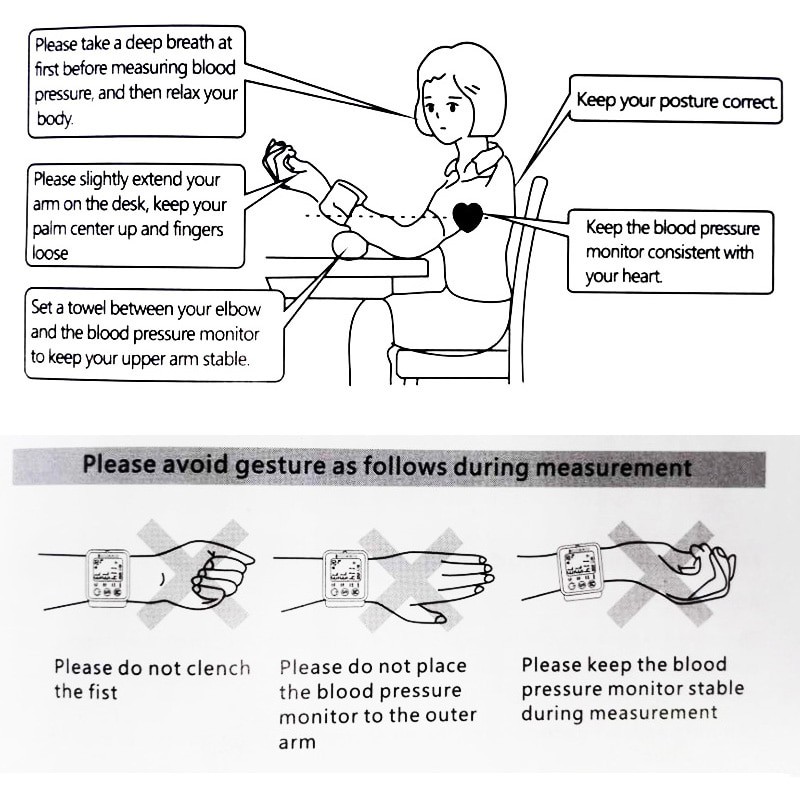 [COD] Alat Kesehatan / Tensi Darah / Pengukur Tekanan Darah Electronic Sphygmomanometer Heart Rate