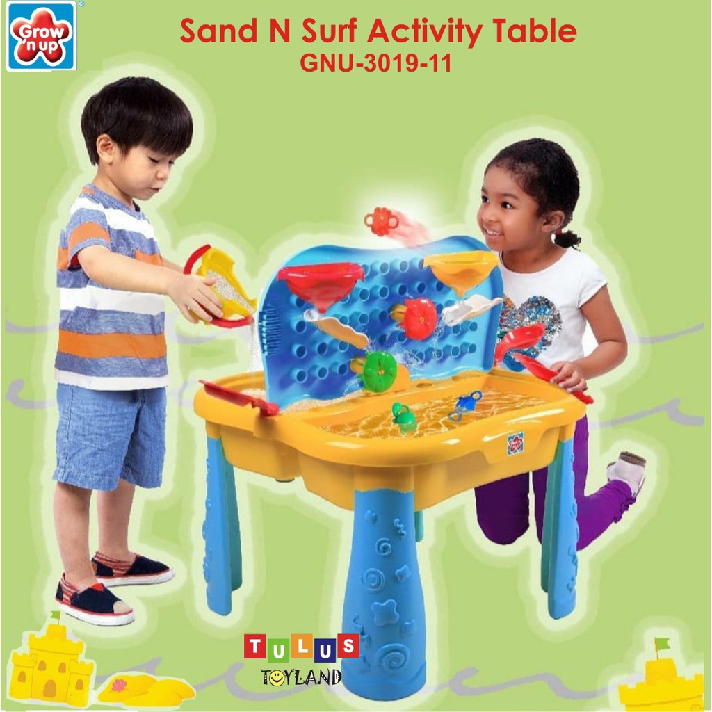 Grow N Up Sand N Surf Activity Water Table GNU Mainan Bak Pasir Air Aktifitas Anak Pantai Edukatif