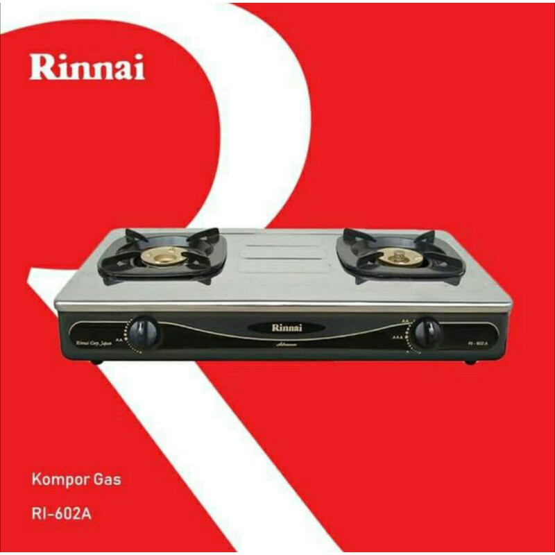 RI-602 A KOMPOR GAS RINNAI / KOMPOR GAS 2 TUNGKU RI 602 A / RINNAI RI602A