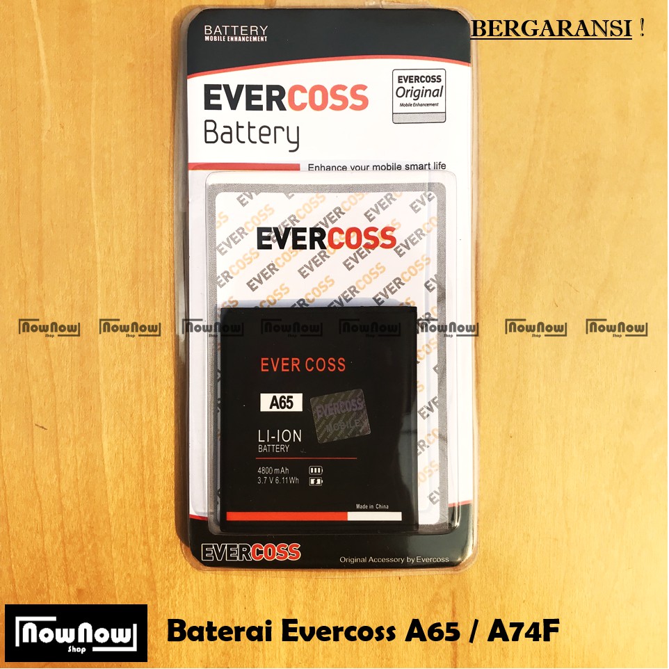 Baterai Evercoss A65 One X - A74F Original Double Power Batre Batrai Battery Handphone Cross