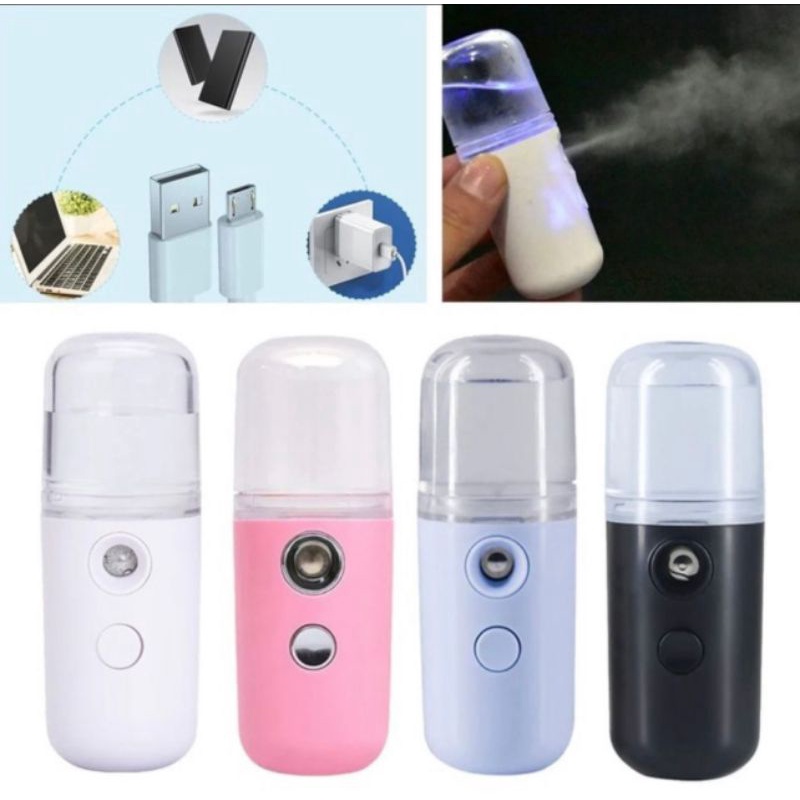 Nano spray portable mist sprayer pelembab wajah mini USB nano sprai