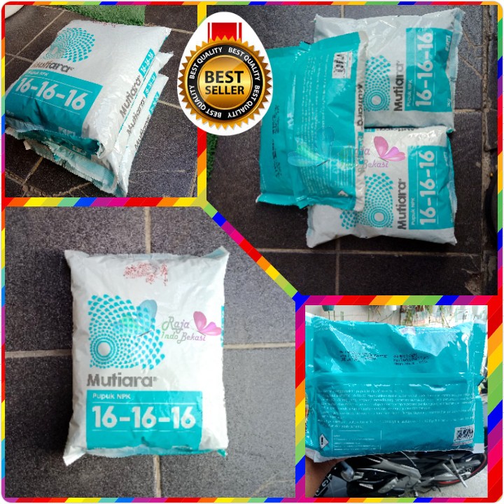 Ori Pupuk Npk Mutiara Tawon Pak Tani 16-16-16 1 Kg Pupuk Npk Biru 161616 Pupuk Pertumbuhan Bibit Benih