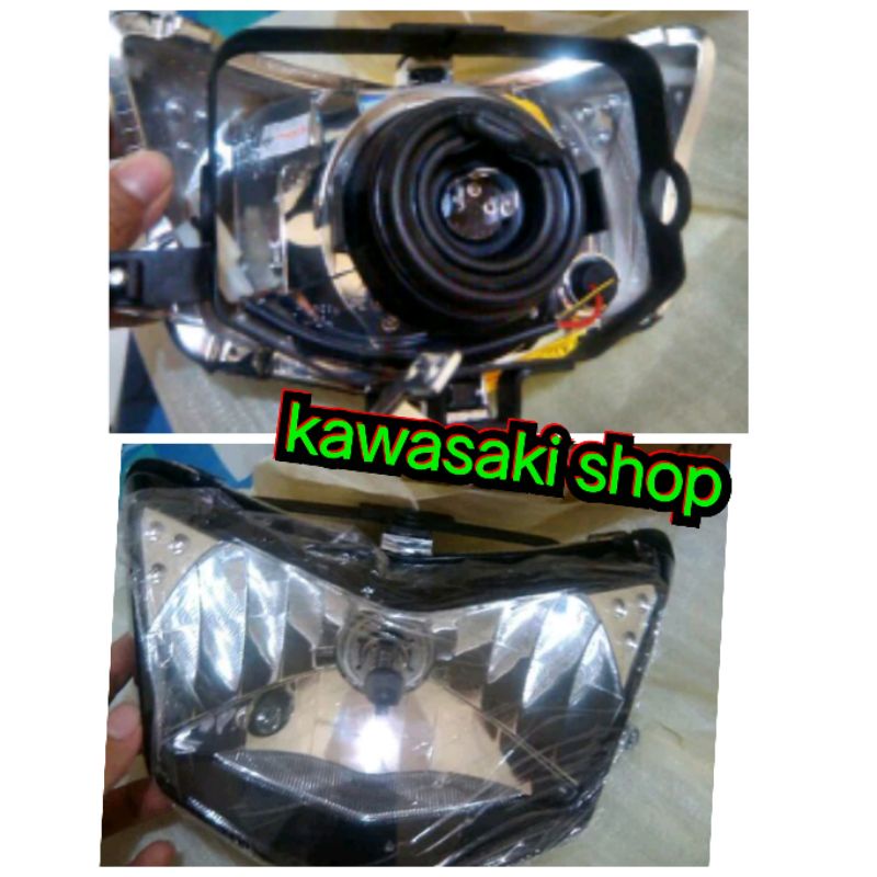 Lampu reflektor depan ninja rr new original kawasaki
