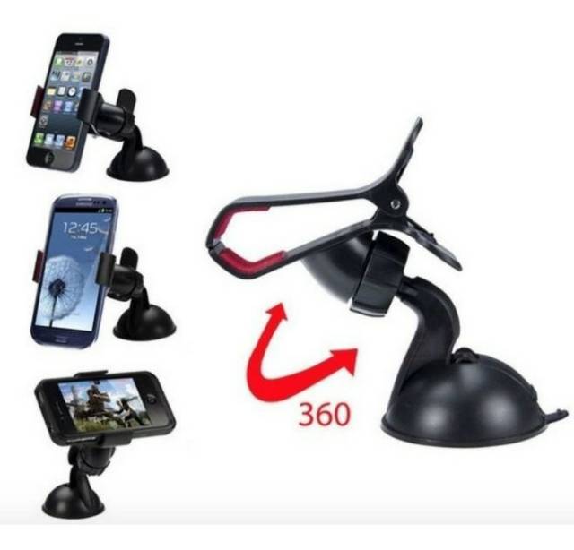 CAR HOLDER UNIVERSAL Lazypod Phone Holder 360 Derajat Car Holder Hp Mobil Phone Mount Handphone Gps