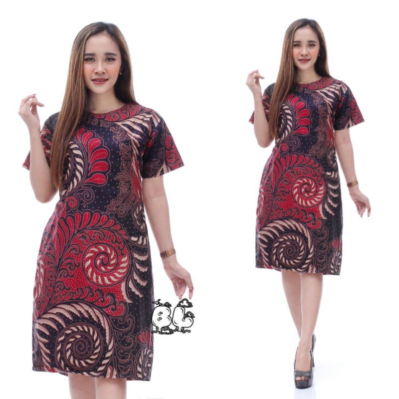 Dress batik modern Tunik batik