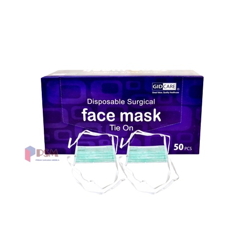 Masker 3ply Hijab Bedah GP Care / Surgical Face Mask Headloop