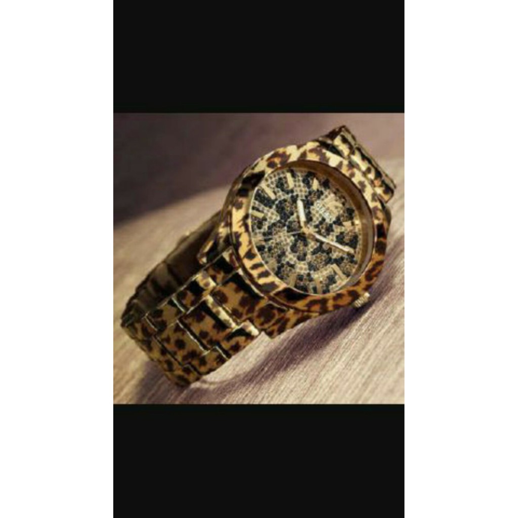 JAM TANGAN GUESS LEOPARD KW SUPER GROSIR JAM TANGAN