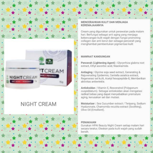 

NIGHT CREAM (HERBAL)