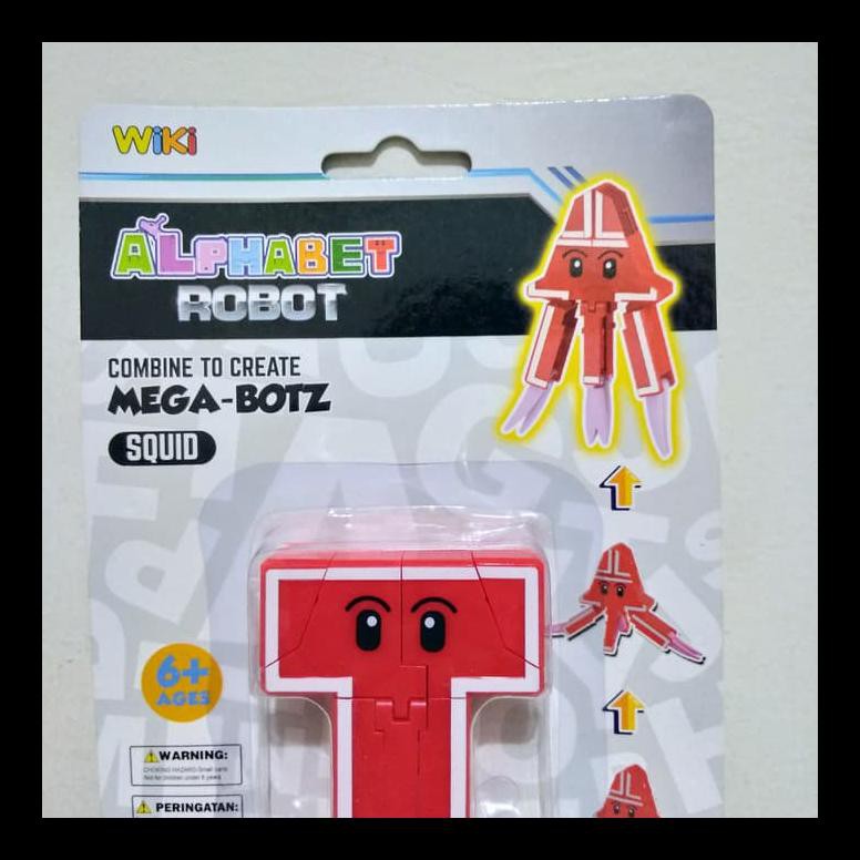Sale! Alphabet Robot - Mega Botz - Wiki ( S, T) Action Figure Murah Meriah Al7