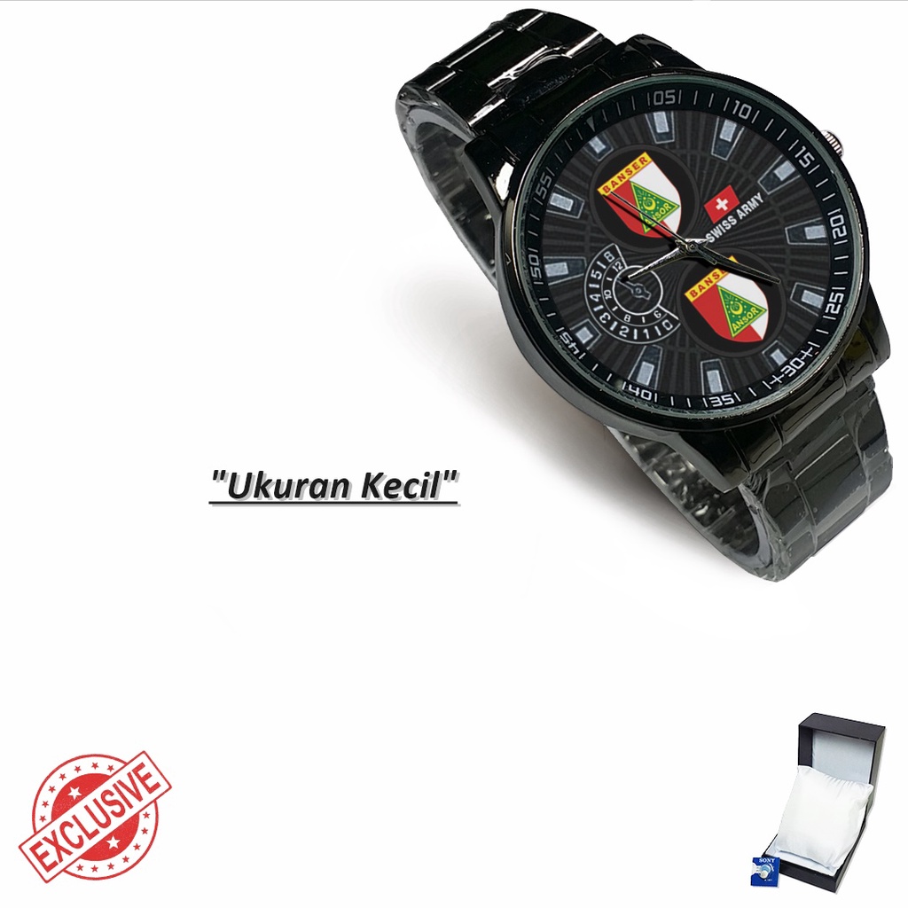 Jam Tangan Rantai Couple Logo BANSER ANSOR (Cool)