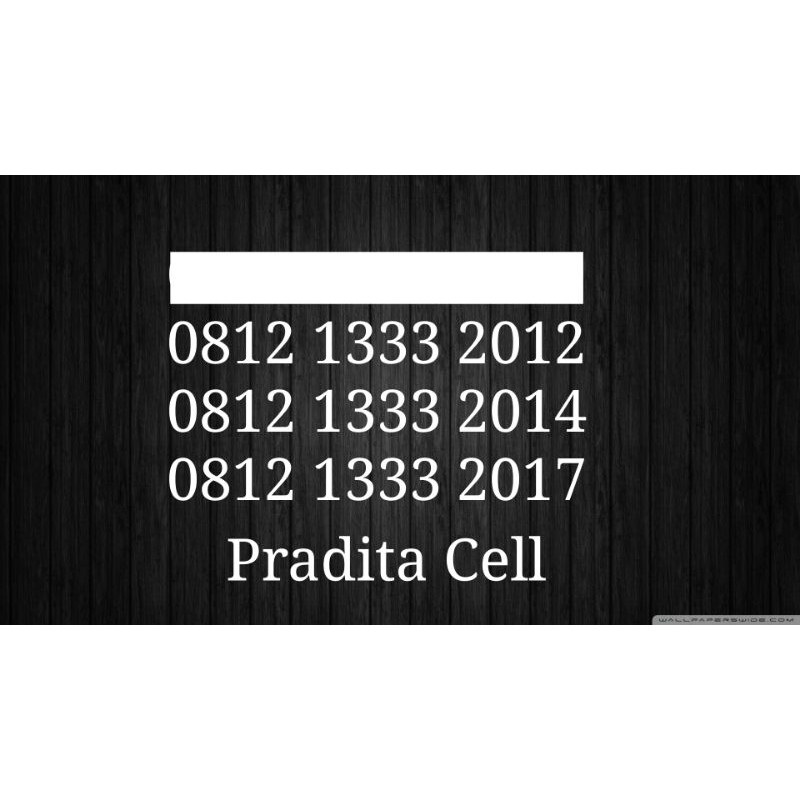 Nomor cantik simpati 4G 0812 1333  isi pulsa 50rb (nocan, perdana, telkomsel, 2012,2014,2017)
