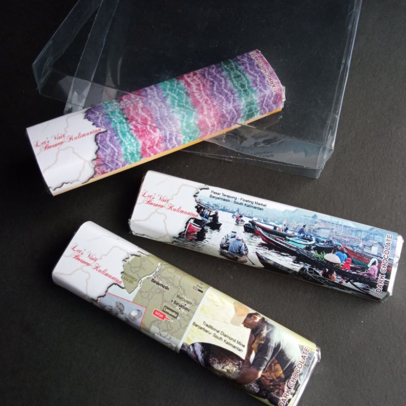 

ABBA cokelat - cokelat Bar Borneo Theme - isi 3 pcs
