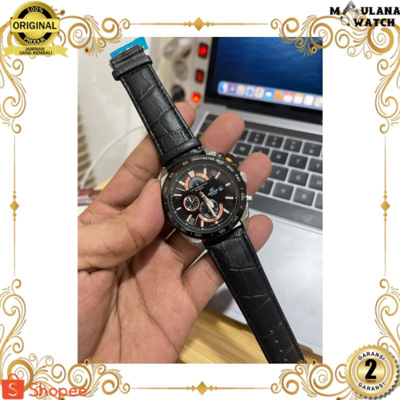 JAM TANGAN PRIA WANITA | RANTAI | KULIT | KARET | MURAH | PRIA CASIO EDIFICE EFR520 ORIGINAL