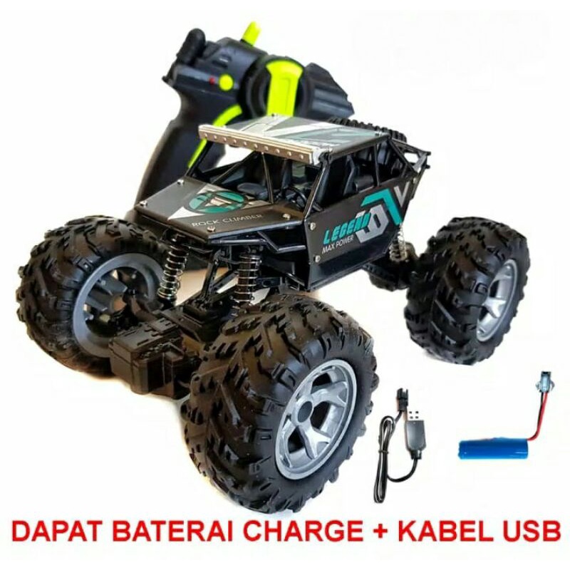 Mobil RC Offroad Jeep Rock Climbing charger murah