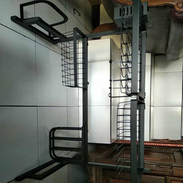  Rak  Piring Portable Wastafel 2 Susun 65CM Rak  Dapur  